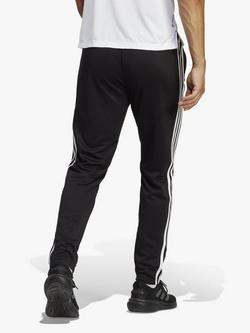 adidas Train Essentials 3-Stripes Training Joggers - view 2, Black/White