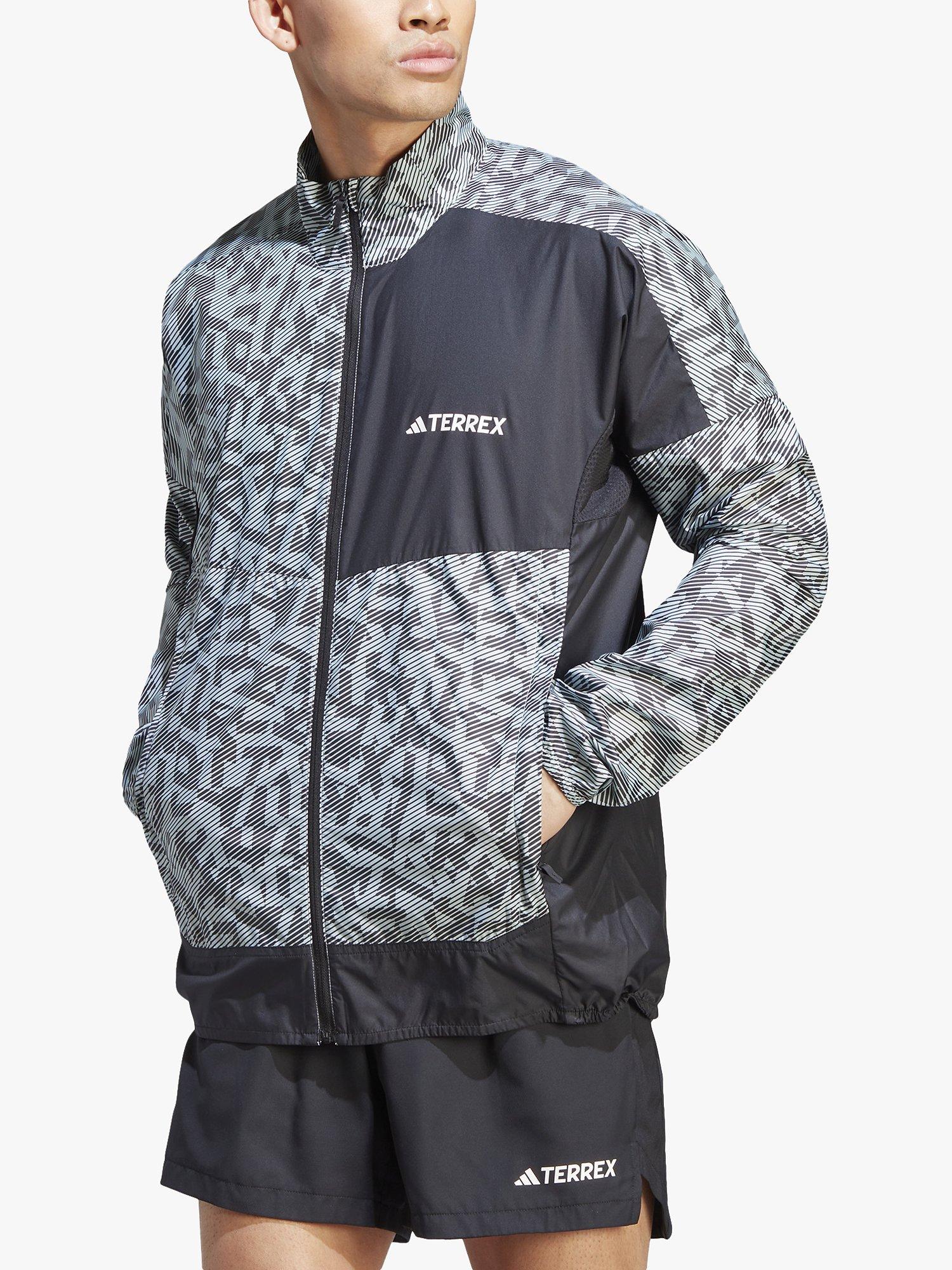 adidas Trail Wind Jacket, Wonder Silver/Black