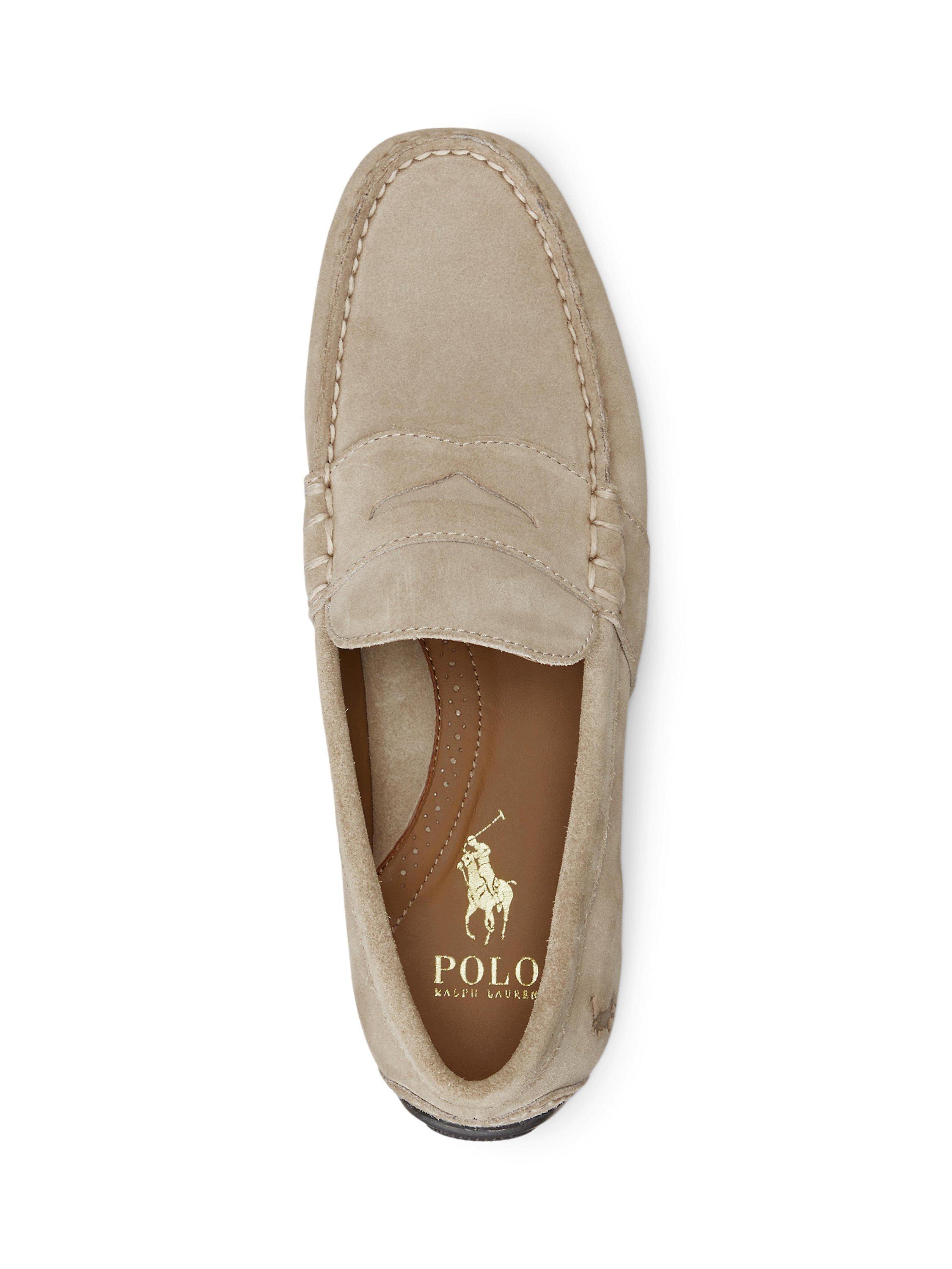 Ralph Lauren Reynold Suede Moccasin Loafers