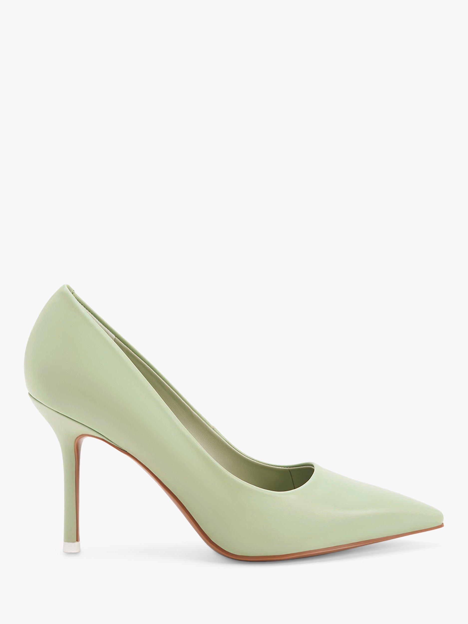 CHARLES & KEITH Emmy Stiletto Heels, Sage Green