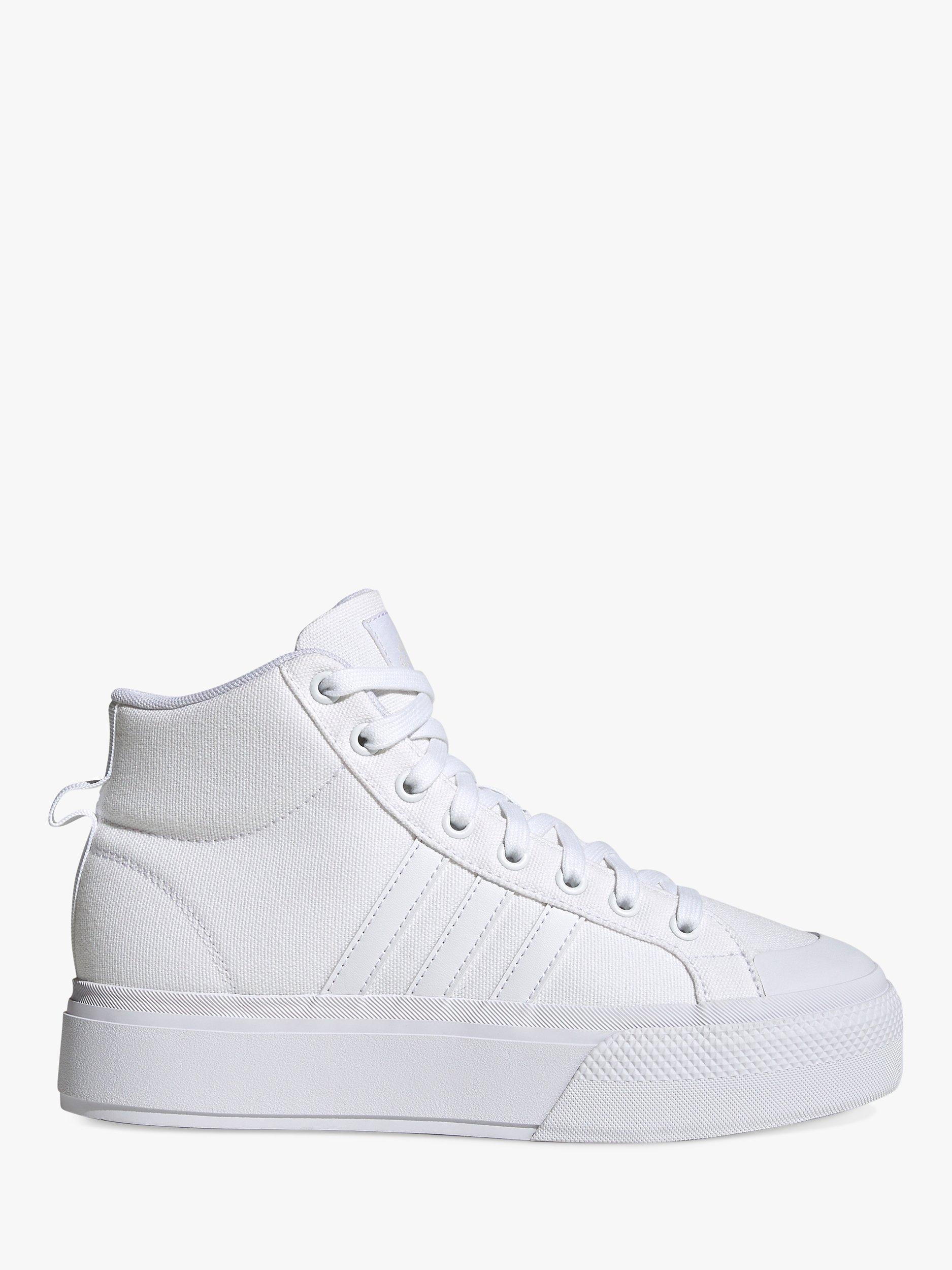 adidas Bravada High Top Trainers, White
