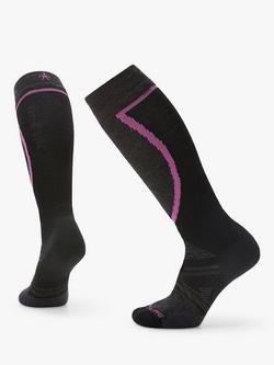 SmartWool Women's Ski Full Cushion Socks, Black, Black