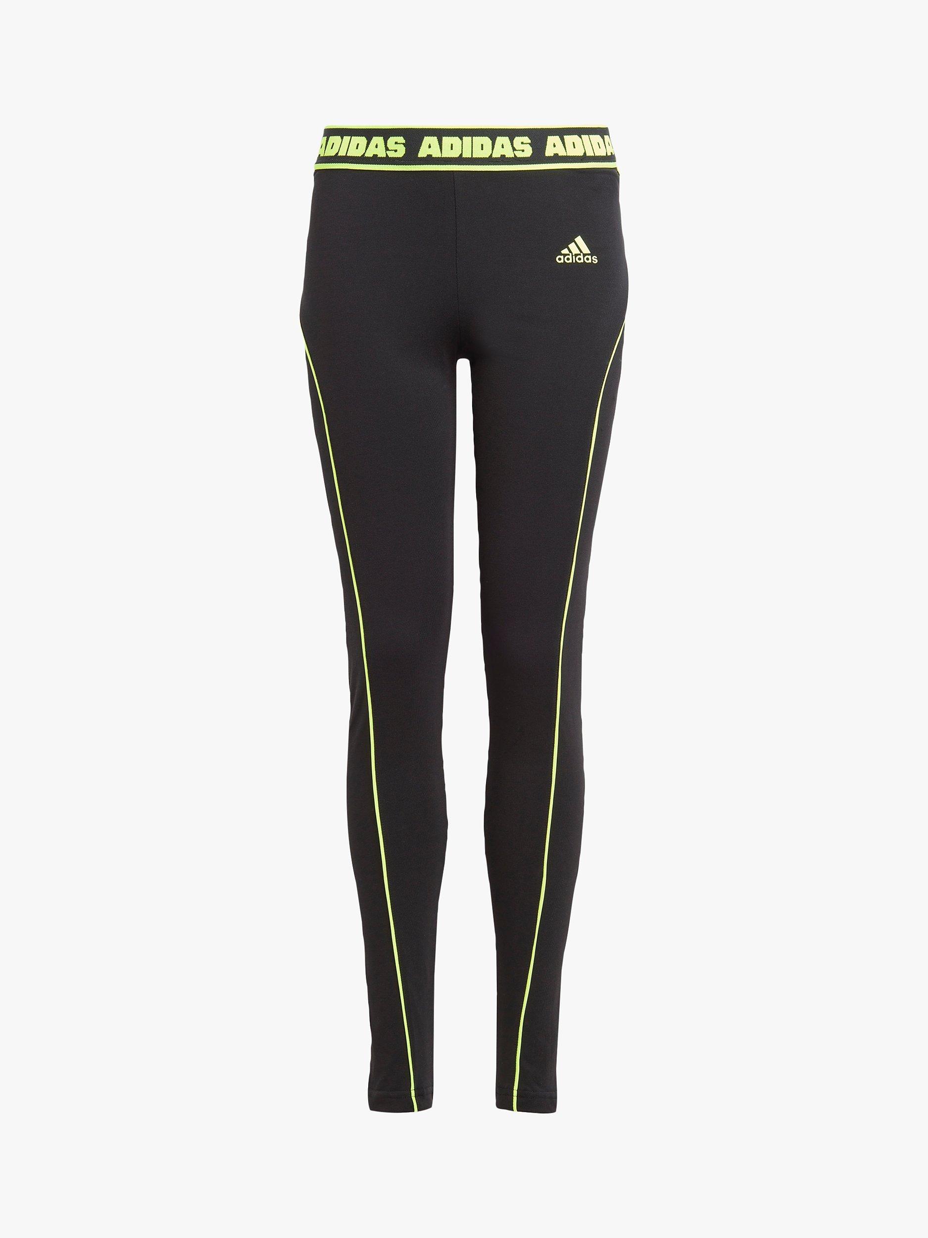 adidas Kids' Logo Waist Leggings, Black