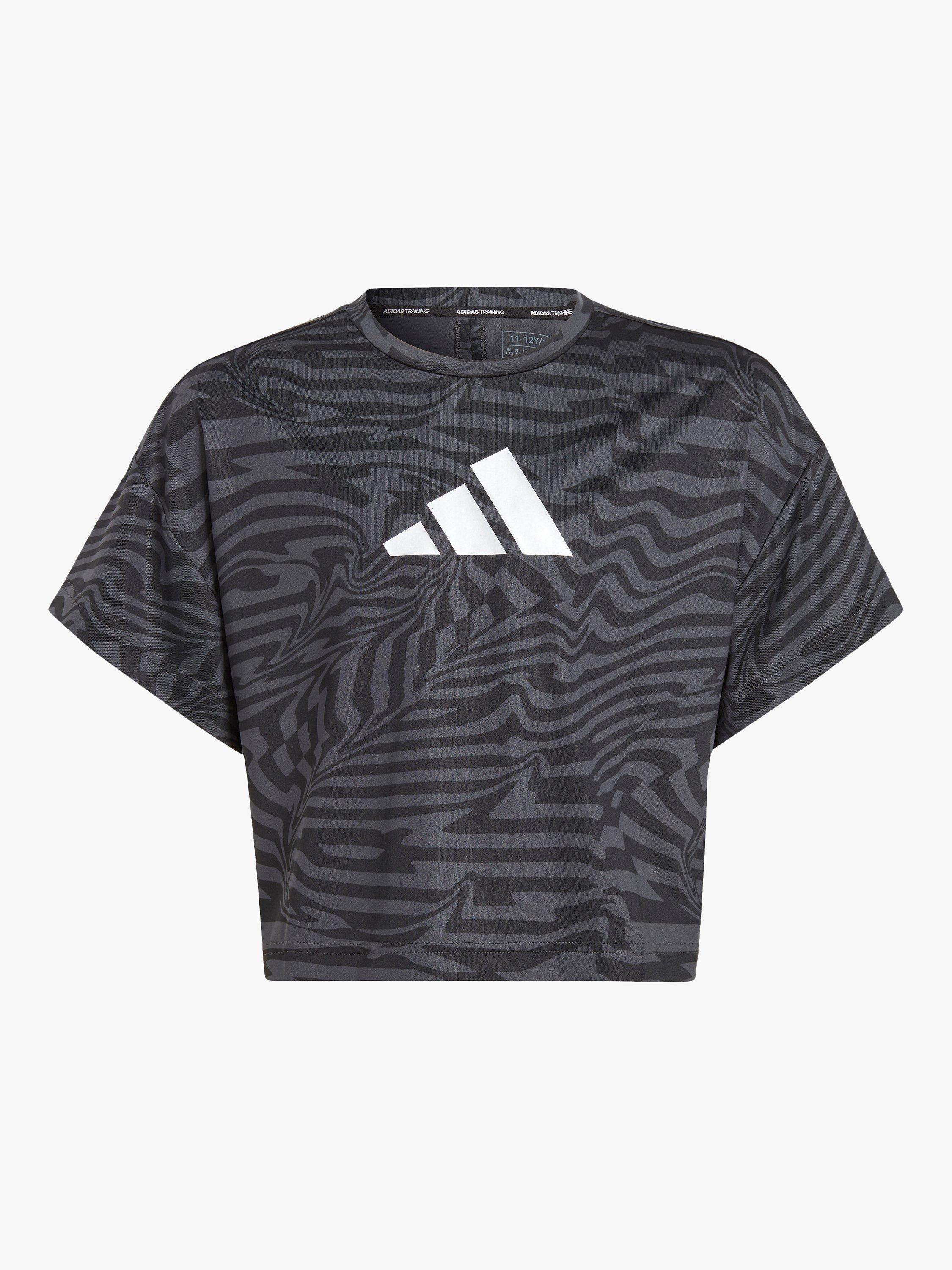 adidas Kids' Printed T-Shirt, Black