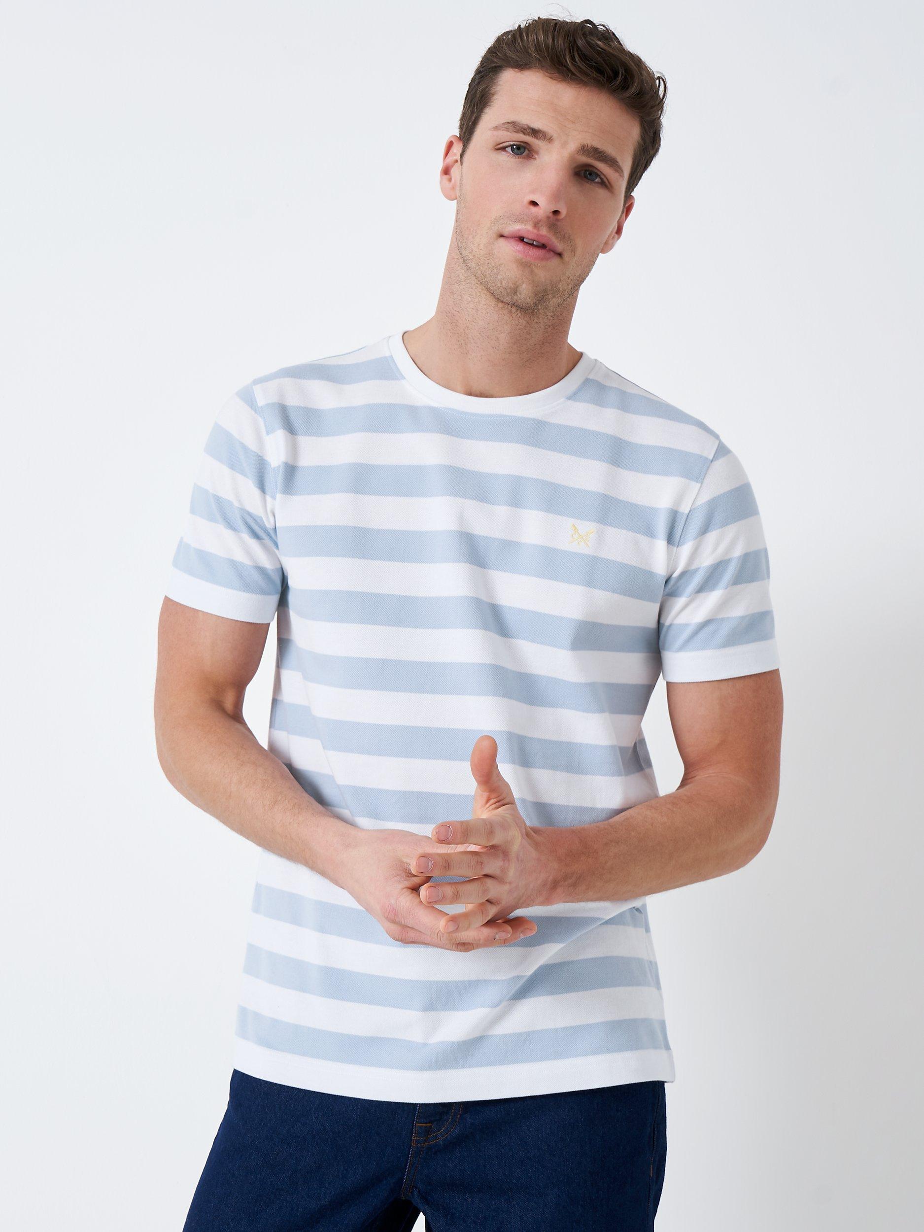 Crew Clothing Block Stripe T-Shirt