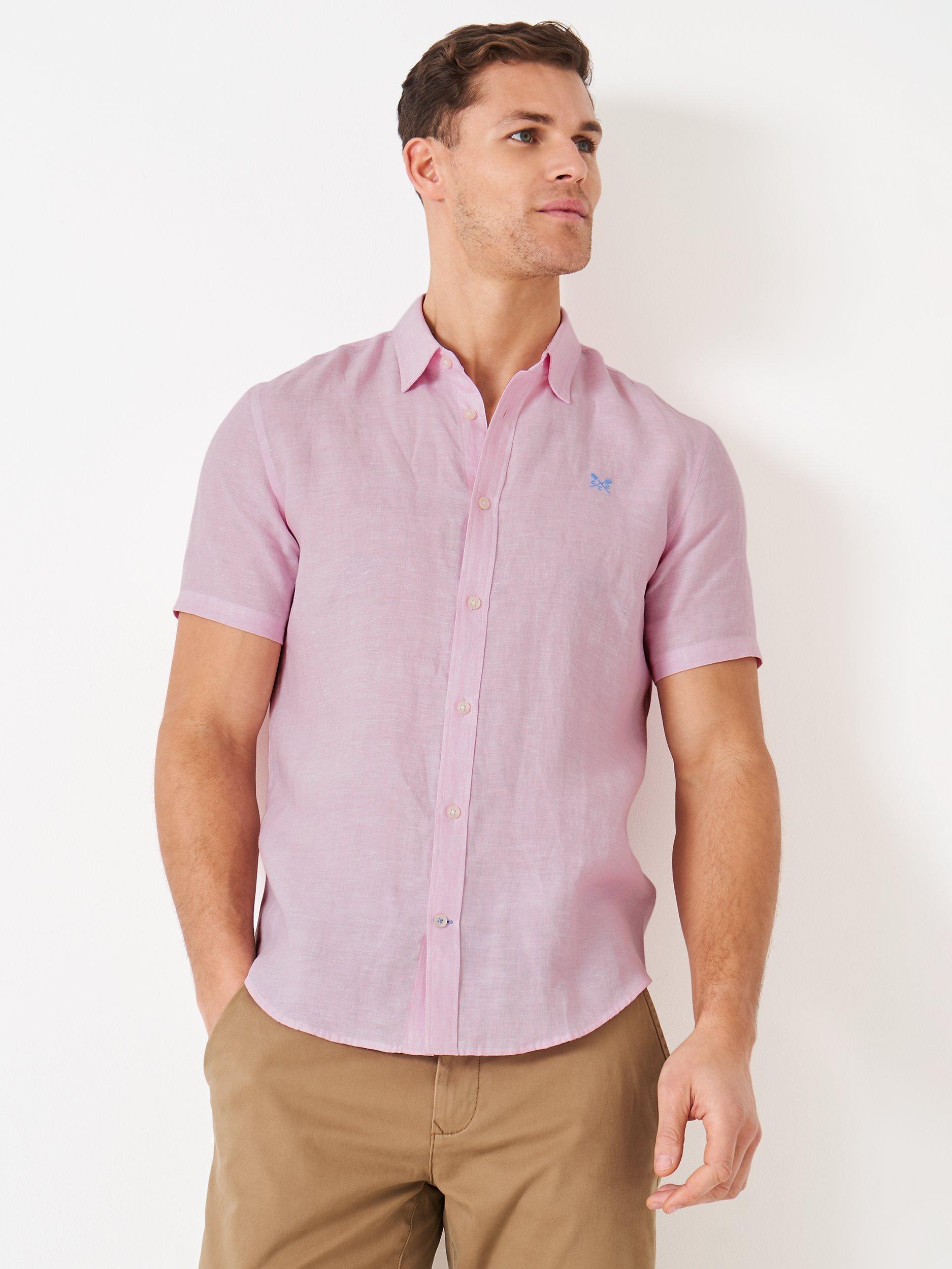 Crew Clothing Linen Short Sleeve Shirt