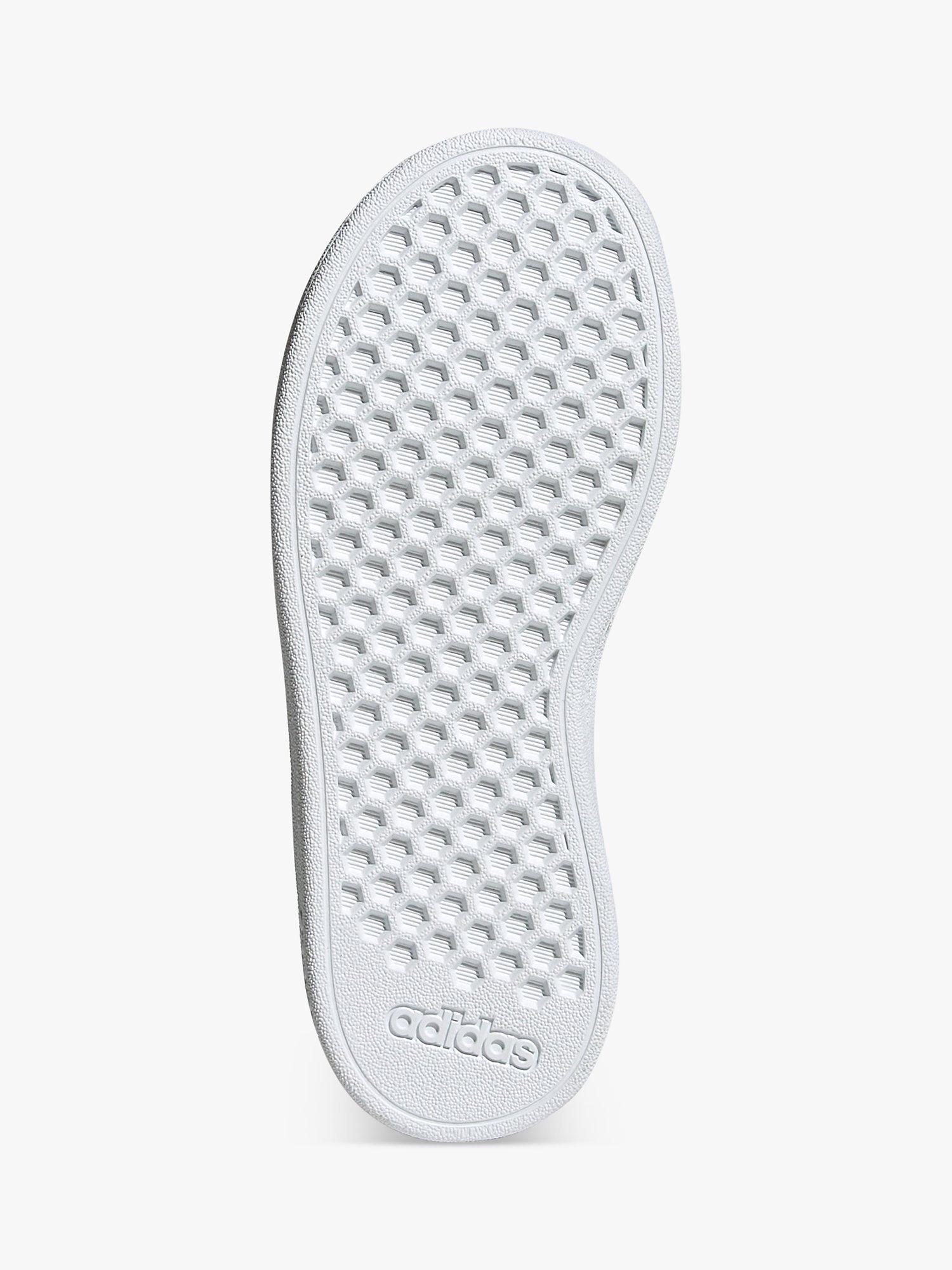 Product image 10 of 10, which shows adidas Kids' Grand Court 2.0 Trainers, White/Black, 5