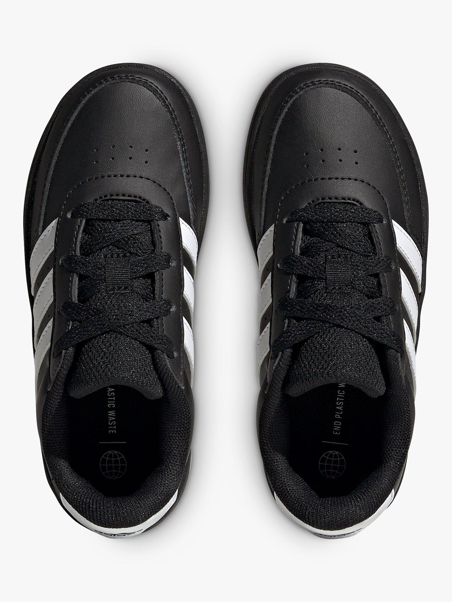 Product image 2 of 10, which shows adidas Kids' Breaknet 2.0 Court Trainers, Black/White, A3