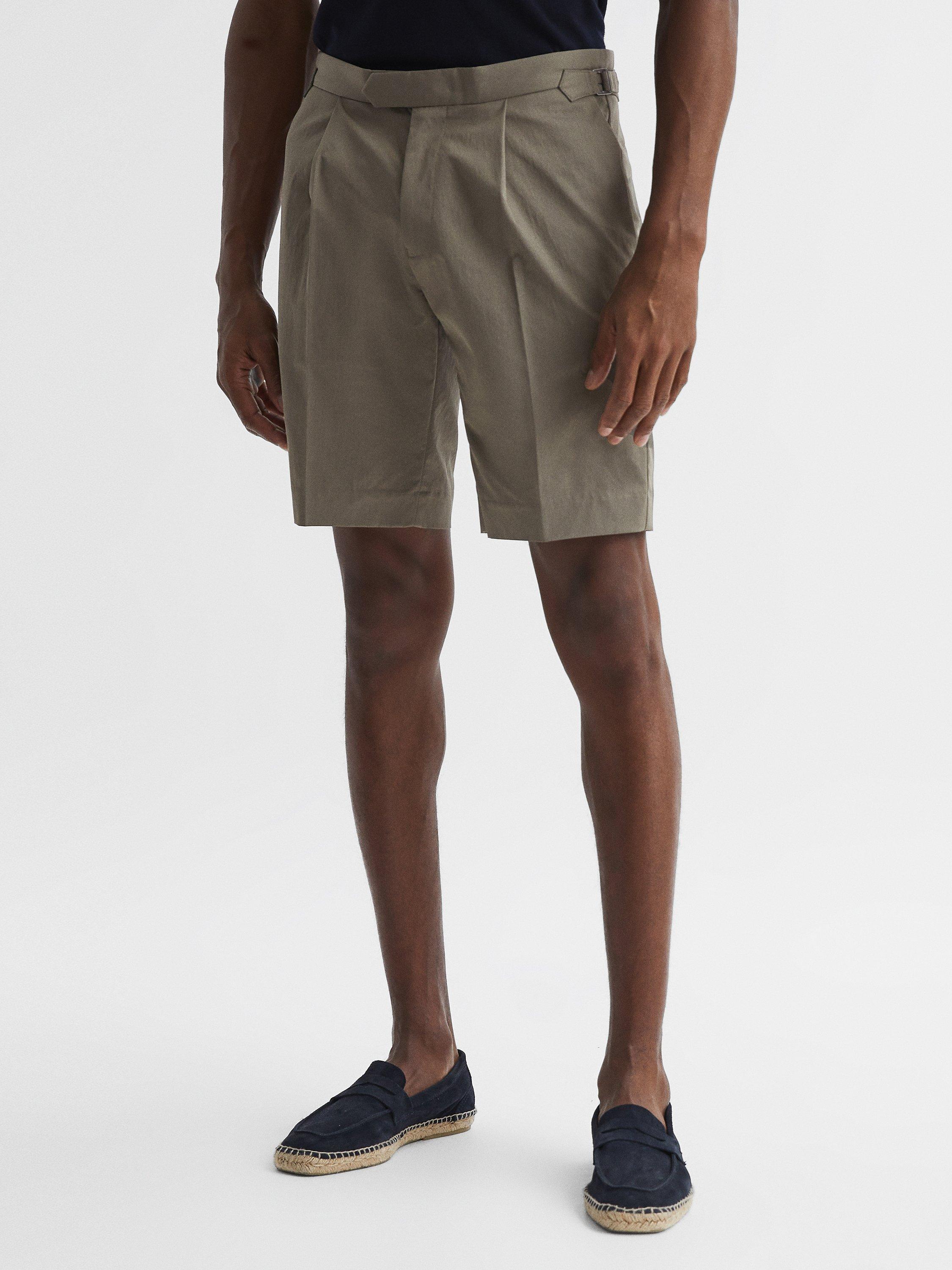 Reiss Shore Tailored Shorts, Khaki