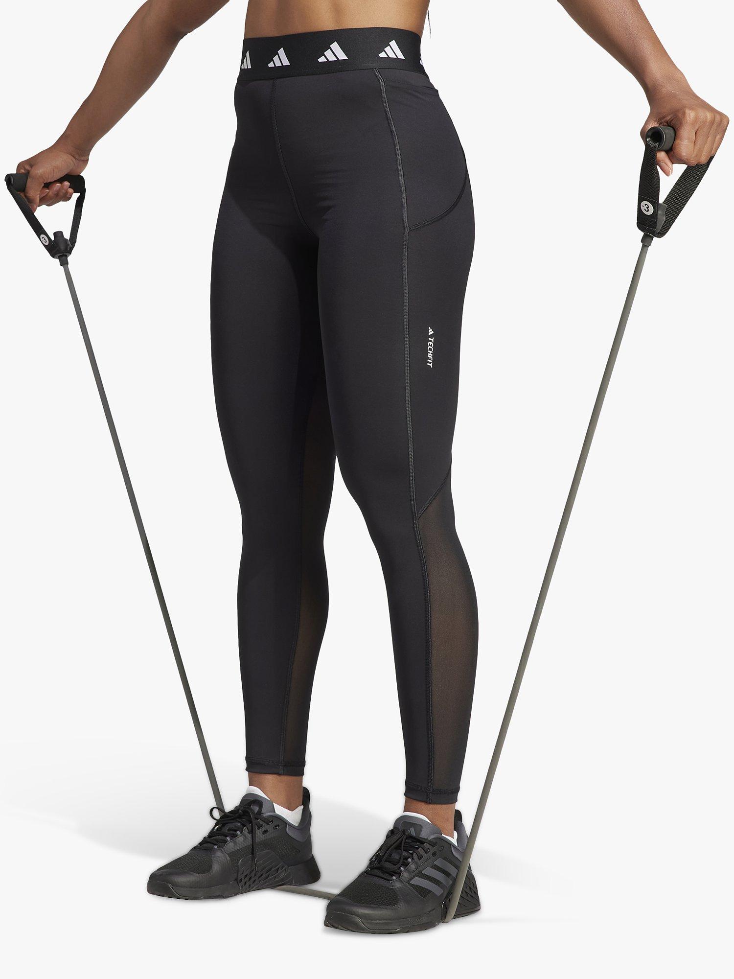 adidas TechFit 1/1 Tights, Black/White