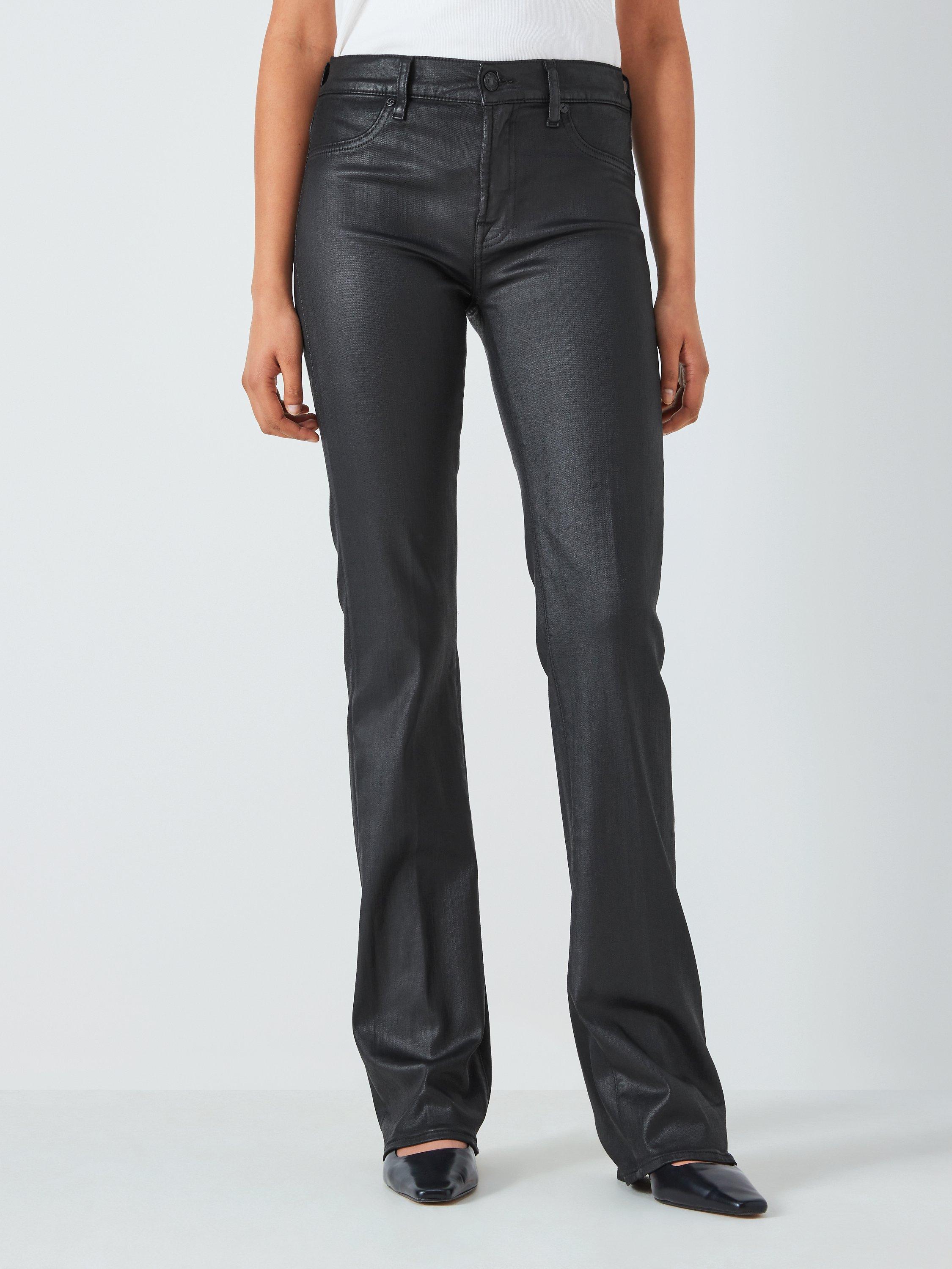 7 For All Mankind Bootcut Illusion Jeans, Black