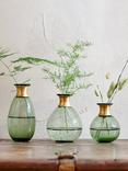 nkuku Miza Glass Vase, Large, Green