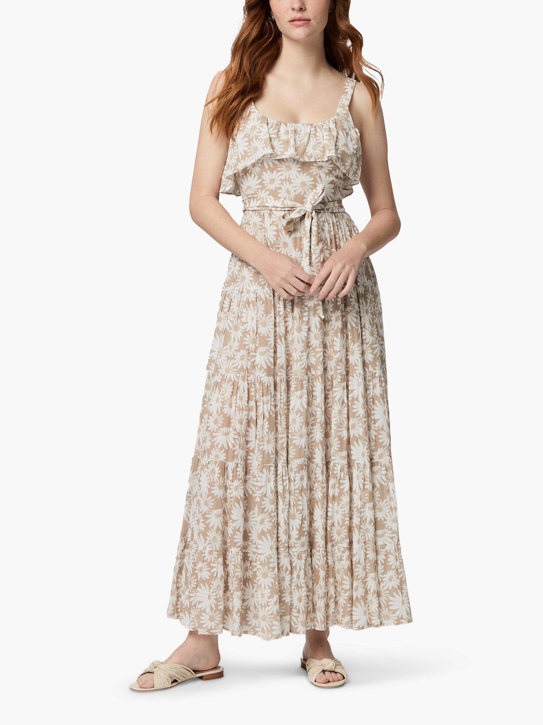 PAIGE Tevin Floral Maxi Dress, Parchment/Multi