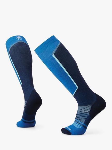SmartWool Men's Ski Targeted Cushion Socks, Laguna Blue, Laguna Blue