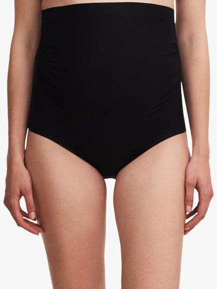 Chantelle Pure Maternity High Waist Knickers - view 2, Black