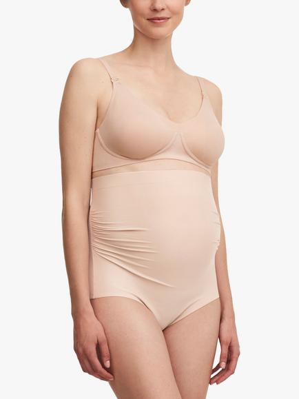 Chantelle Pure Maternity High Waist Knickers - view 2, Golden Beige