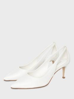 Hobbs Natasha Cut Out Court Shoes - view 2, White