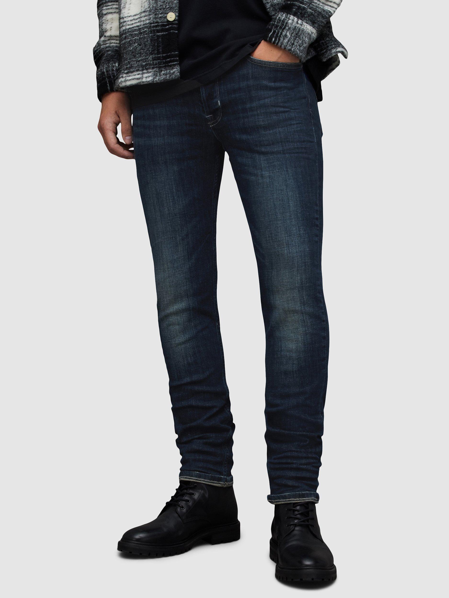 AllSaints Rex Slim Fit Jeans, Indigo