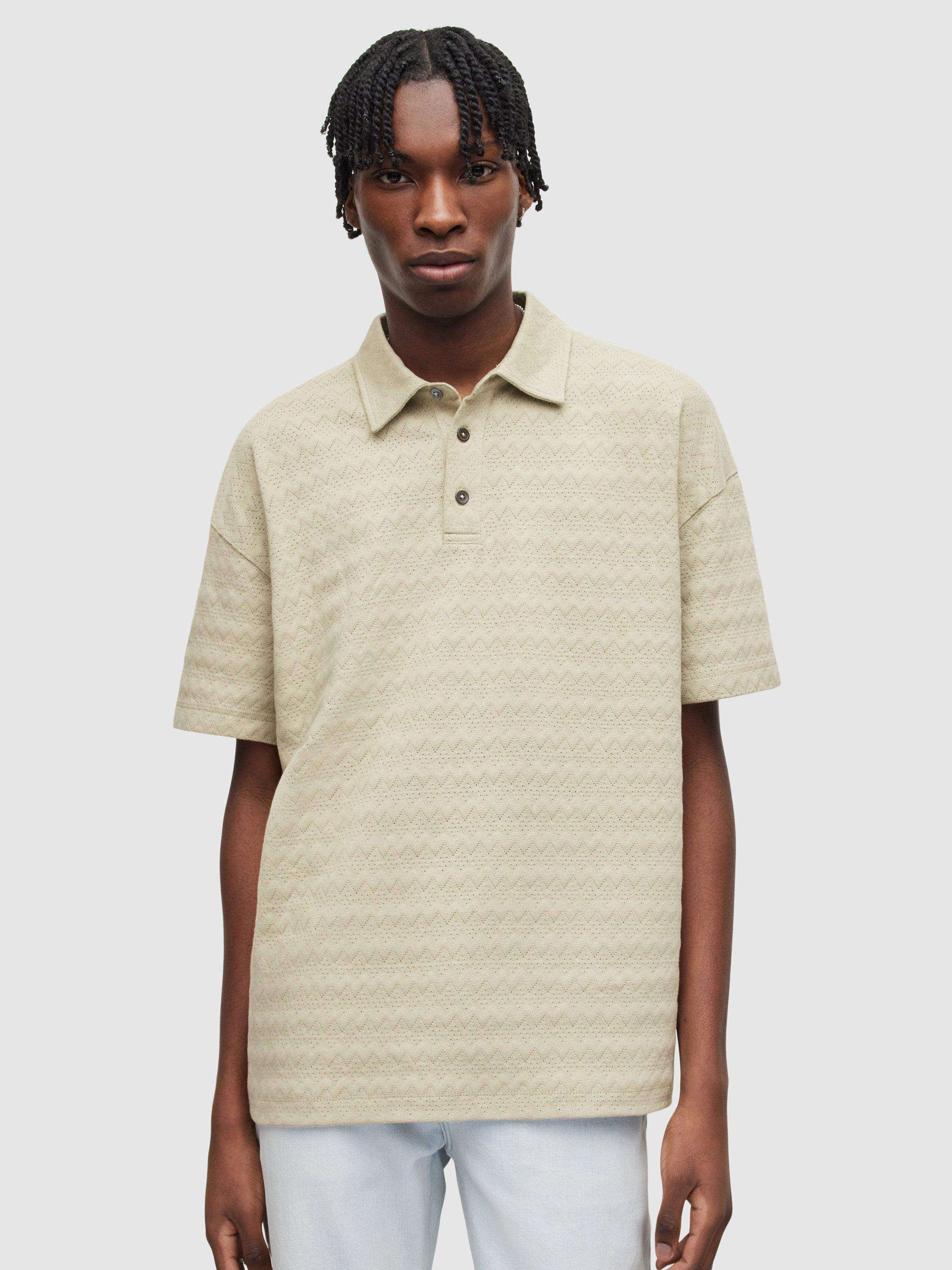 Reiss Rafa Polo Shirt, Clay Green
