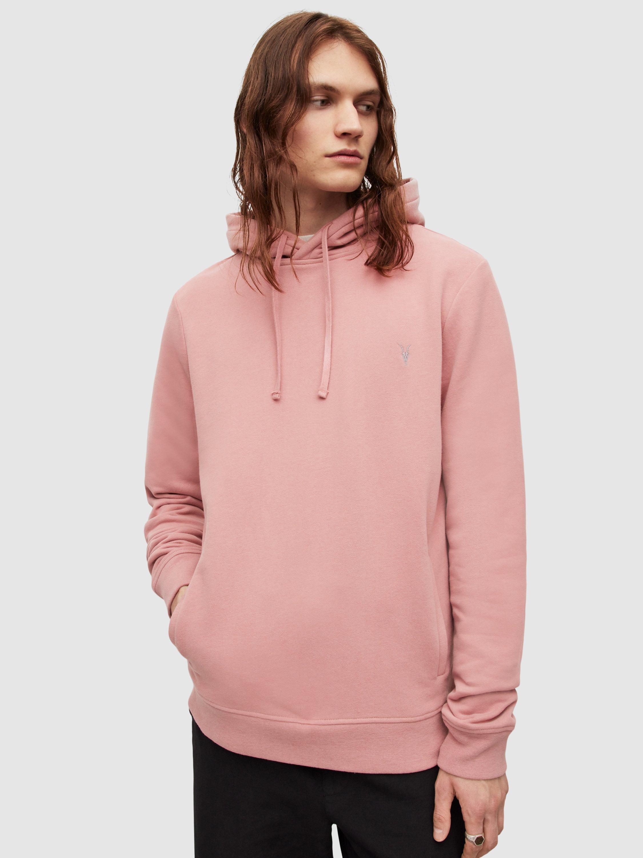 AllSaints Raven Hoodie, Salmon Pink