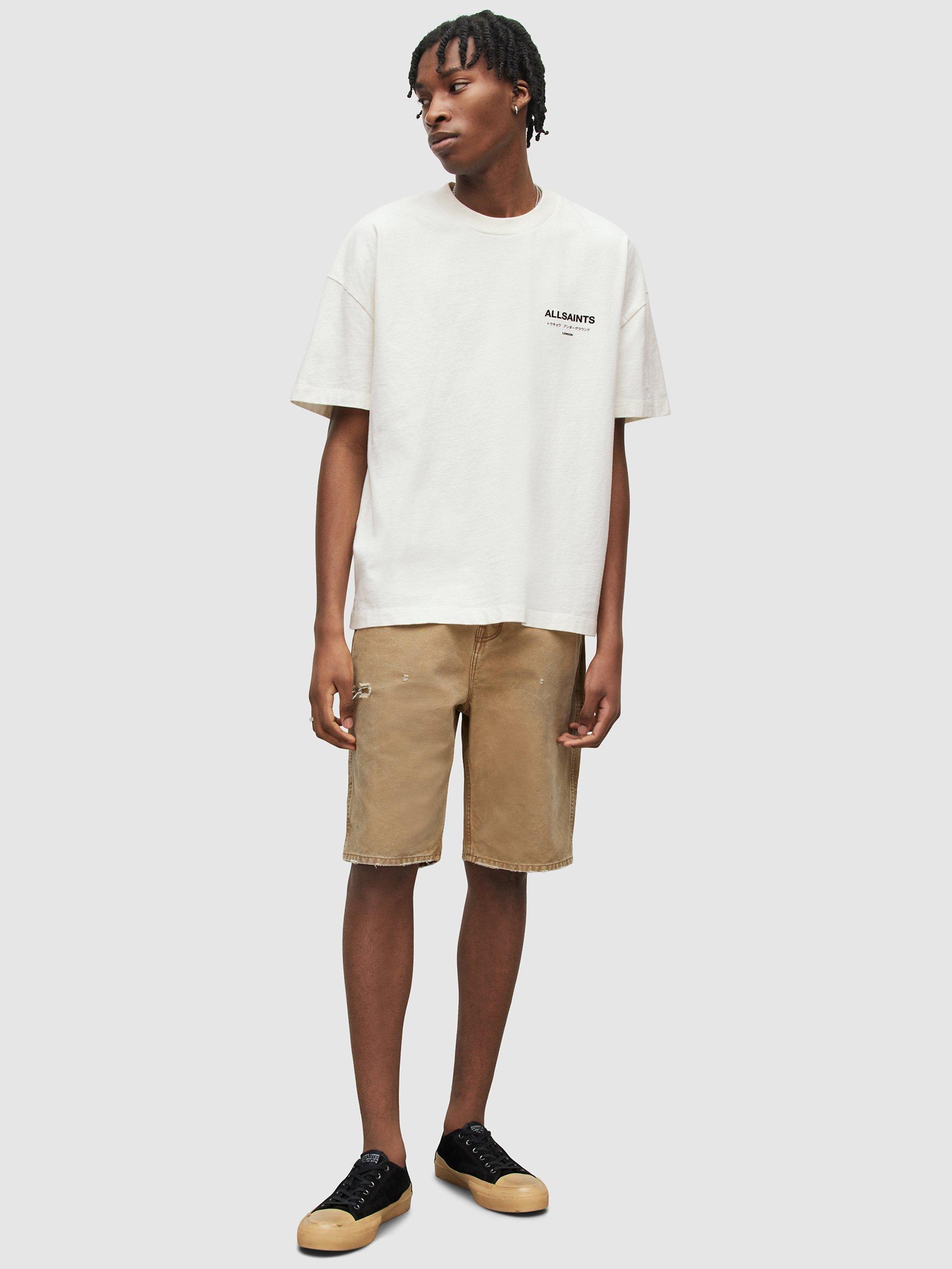 AllSaints Underground T-Shirt, Ashen White