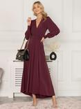 Jolie Moi Rashelle Jersey Maxi Dress, Burgundy