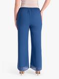 chesca Curve Chiffon Trousers, Bluebird