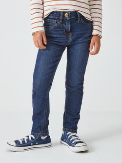 John Lewis Girl's Skinny Jeans, Mid Wash Denim, Mid Wash Denim