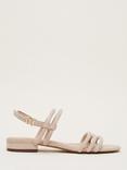 Phase Eight Suede Strap Sandals, Neutral