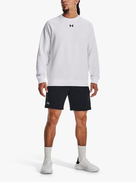 Under Armour Rival Fleece Shorts, Black/White, Black/White