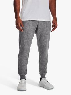 Under Armour Men's Rival Fleece Joggers - view 2, True Grey Heather