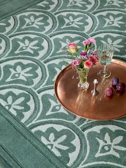 Laura Ashley Catarina Rug, Teal - view 2, Teal