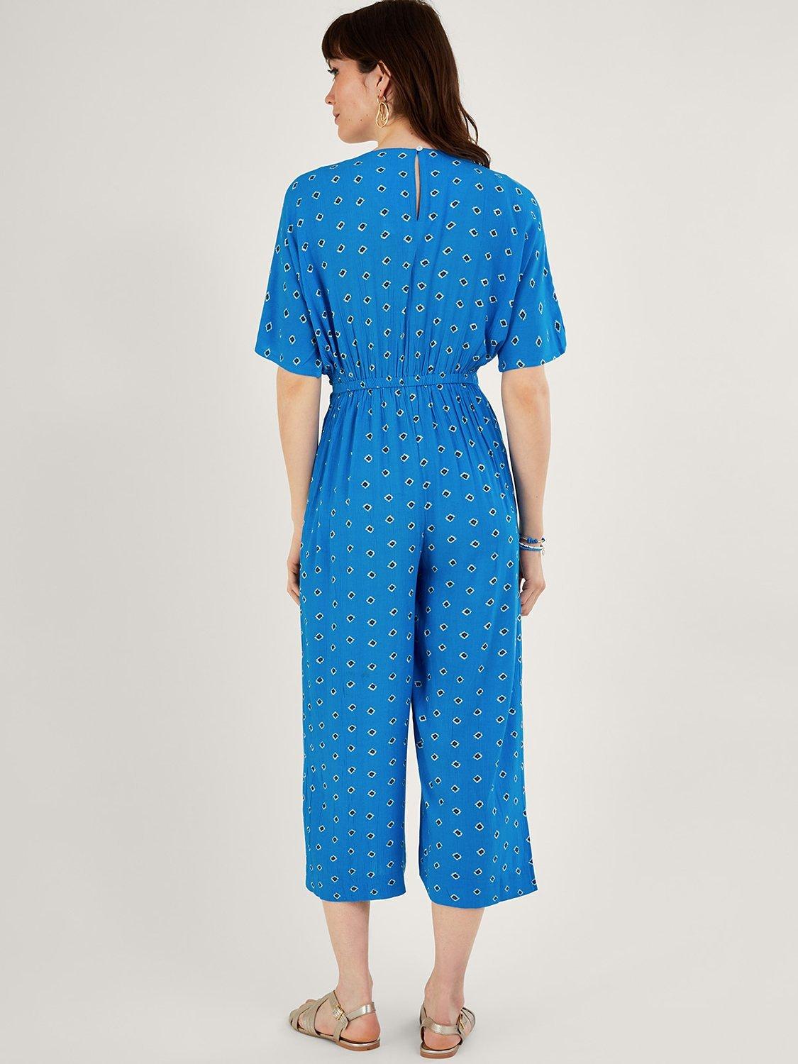 Monsoon gingham jumpsuit on sale