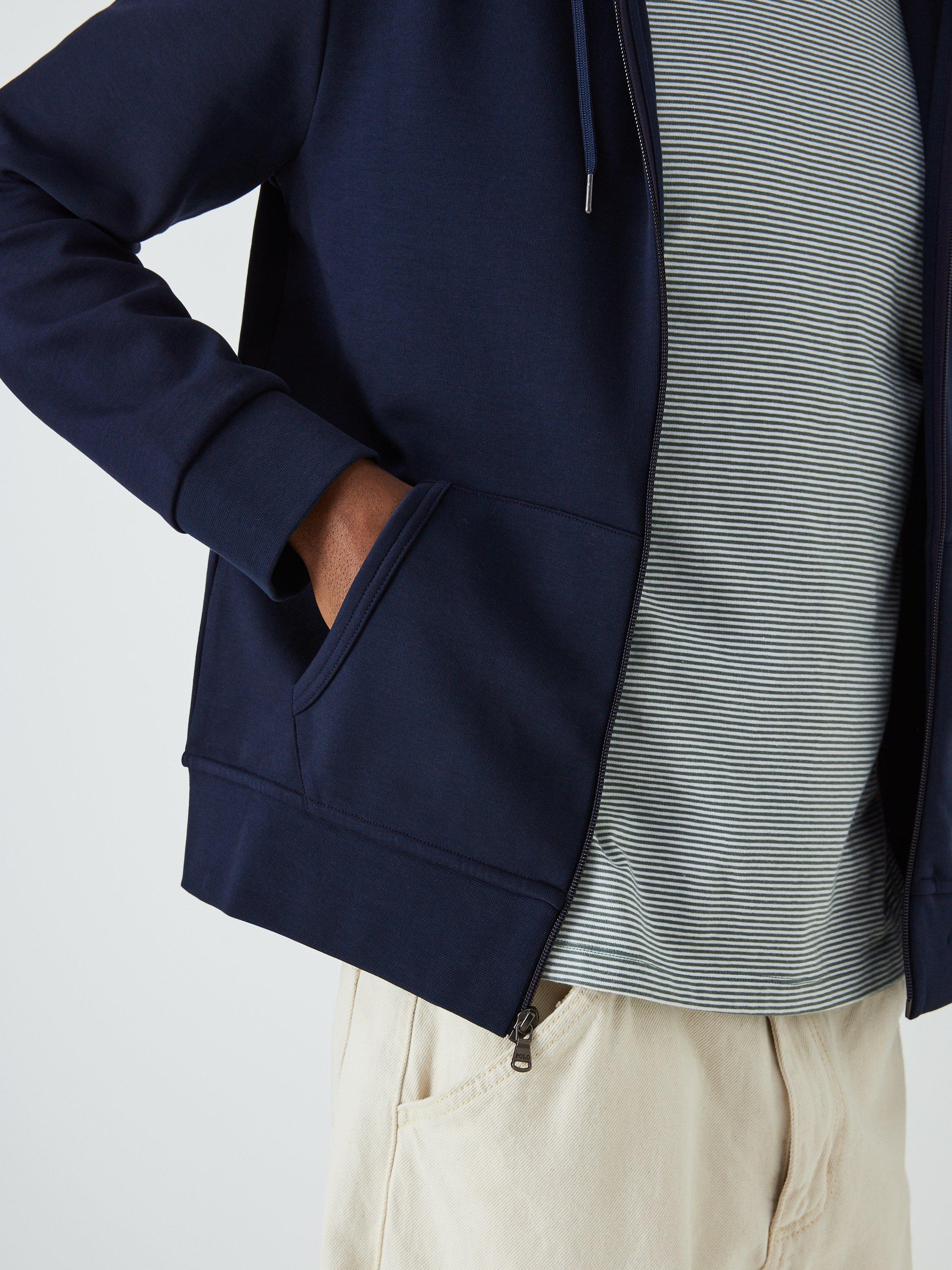 Product image 6 of 6, which shows Polo Ralph Lauren Cotton Blend Hoodie, Aviator Navy, M