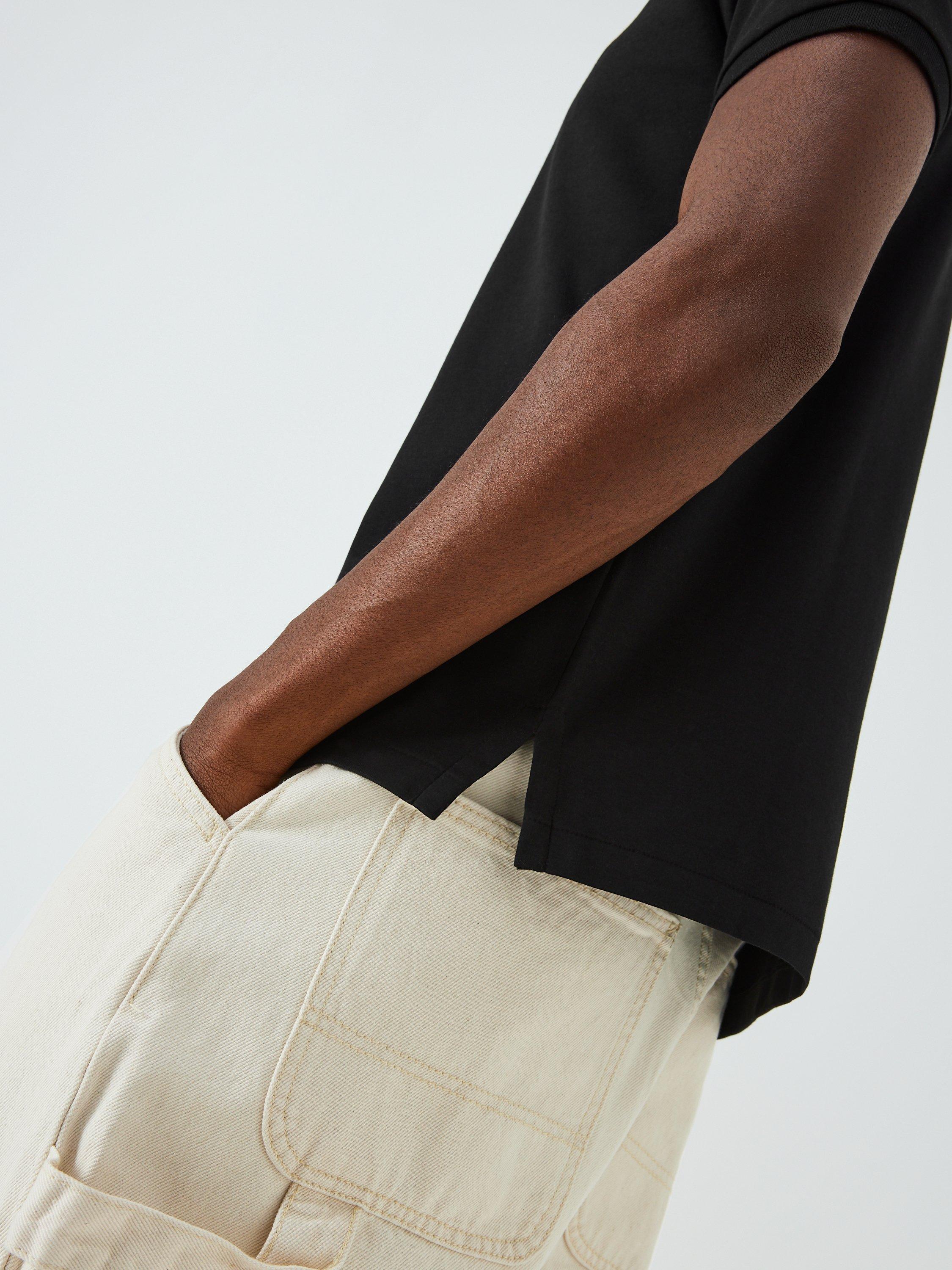 Product image 6 of 6, which shows Polo Ralph Lauren Short Sleeve Polo Shirt, Polo Black, S