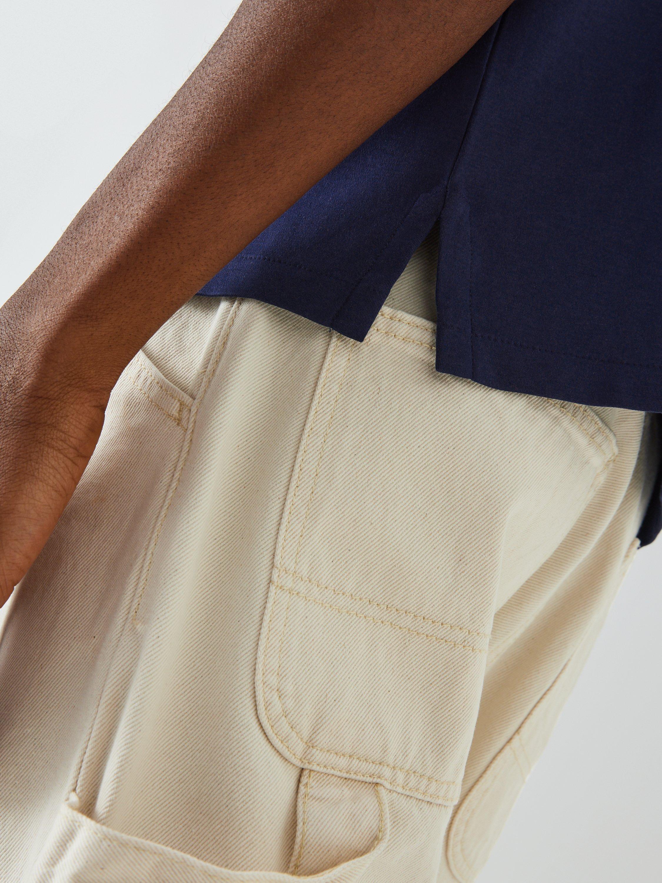 Product image 6 of 6, which shows Polo Ralph Lauren Short Sleeve Polo Shirt, French Navy, S