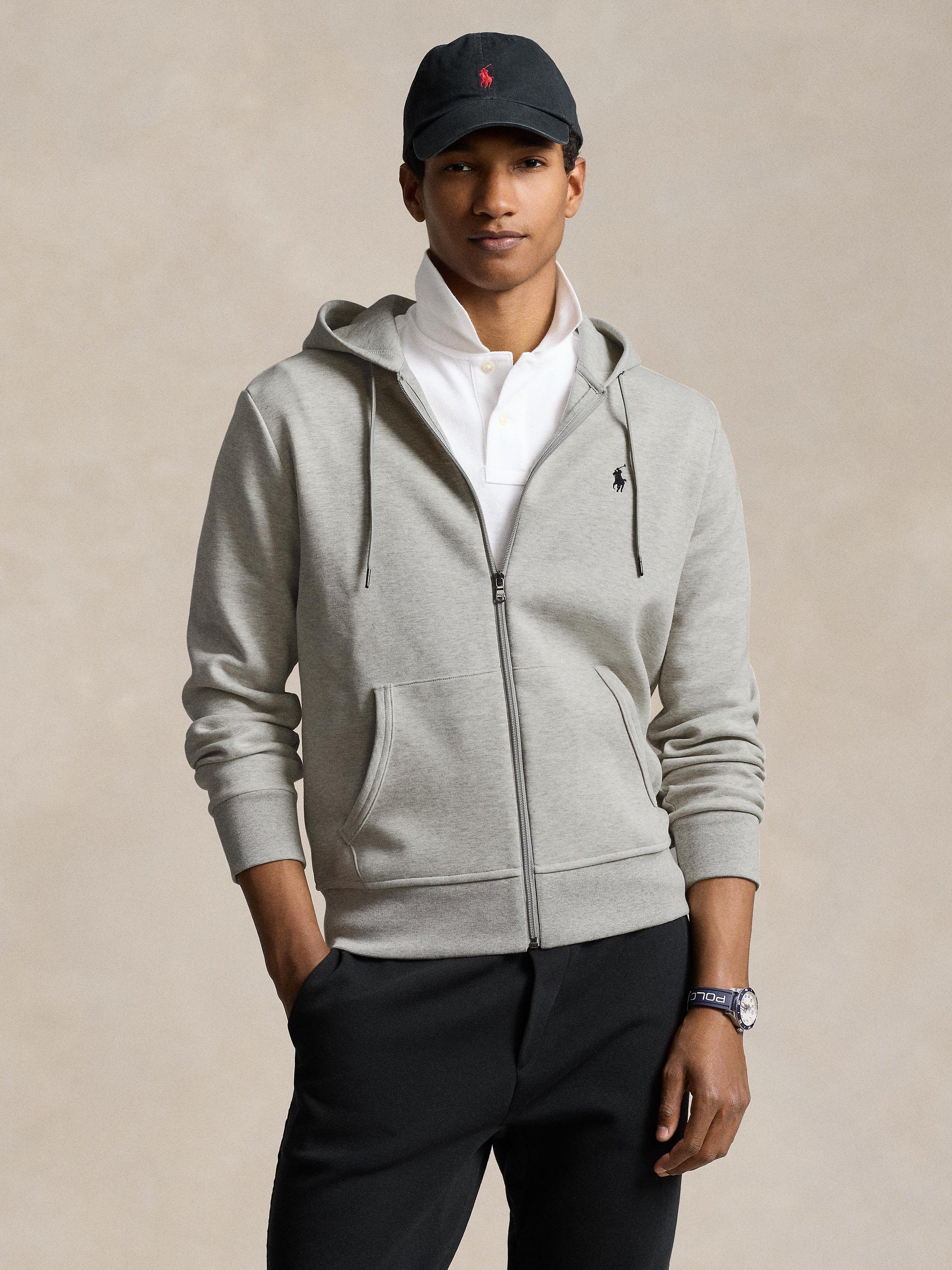 Product image 1 of 6, which shows Polo Ralph Lauren Cotton Blend Hoodie, Lt Sport Heather, S
