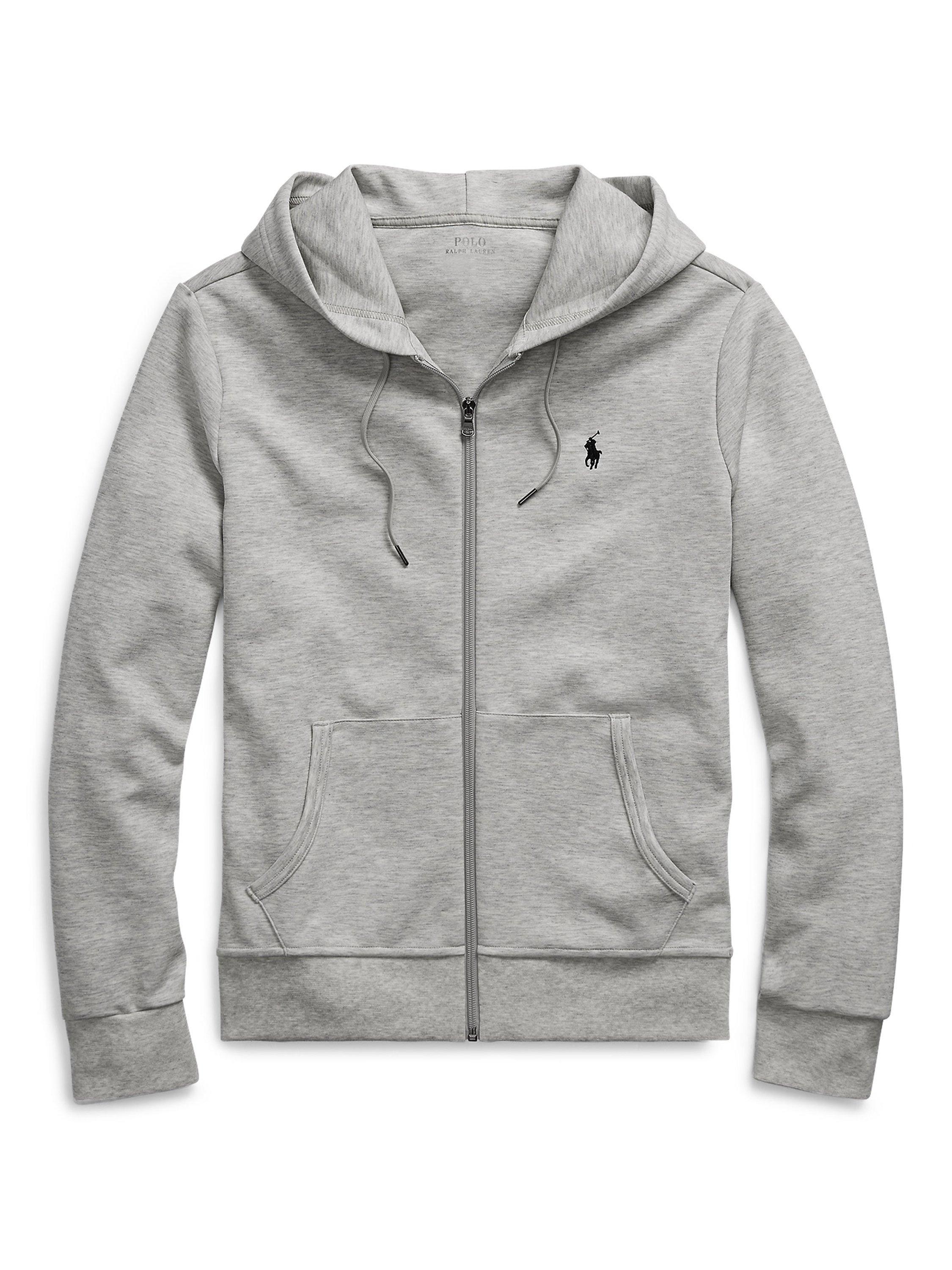 Product image 5 of 6, which shows Polo Ralph Lauren Cotton Blend Hoodie, Lt Sport Heather, S