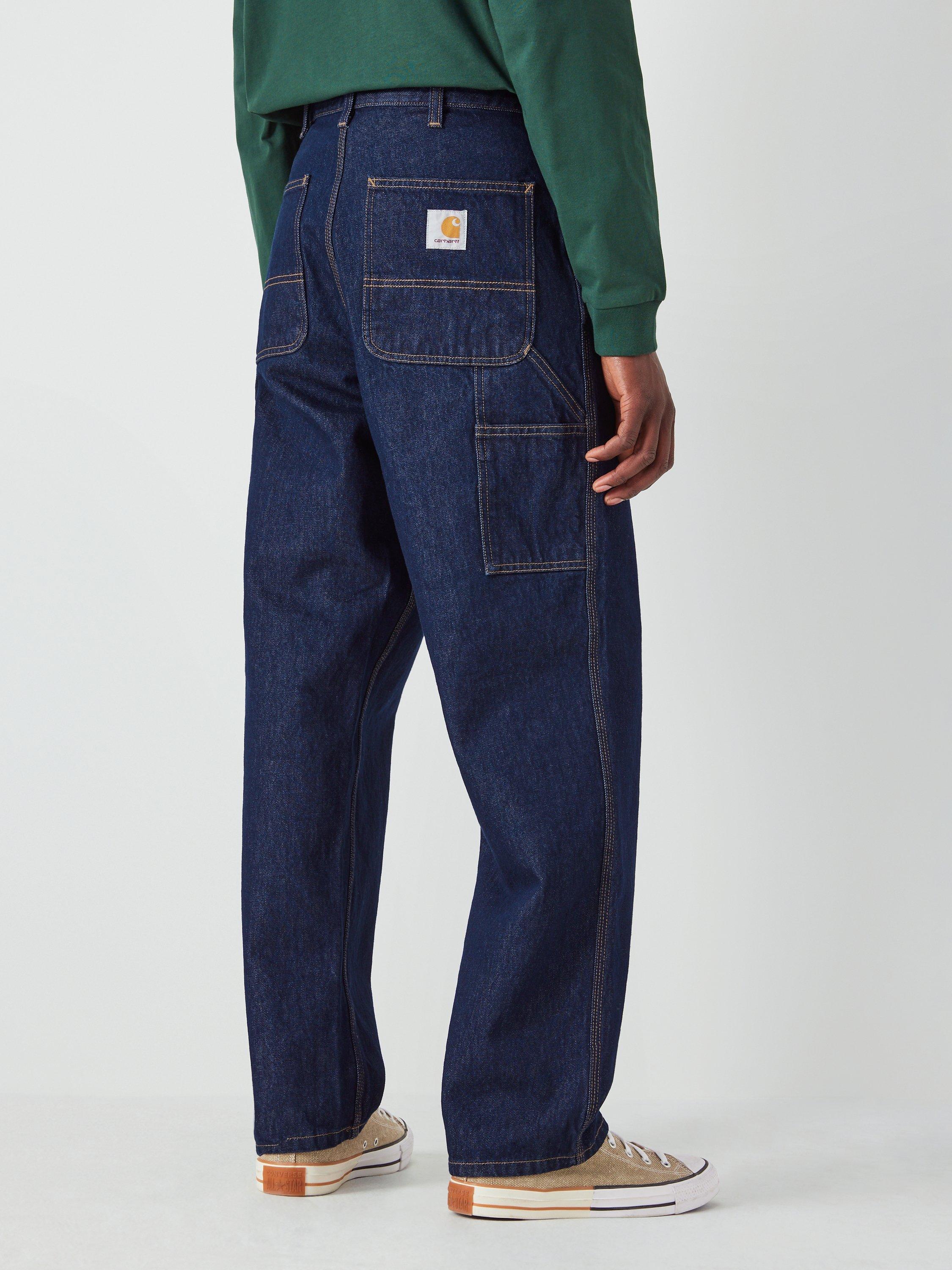 Product image 2 of 6, which shows Carhartt WIP Single Knee Jeans, Blue, 32R
