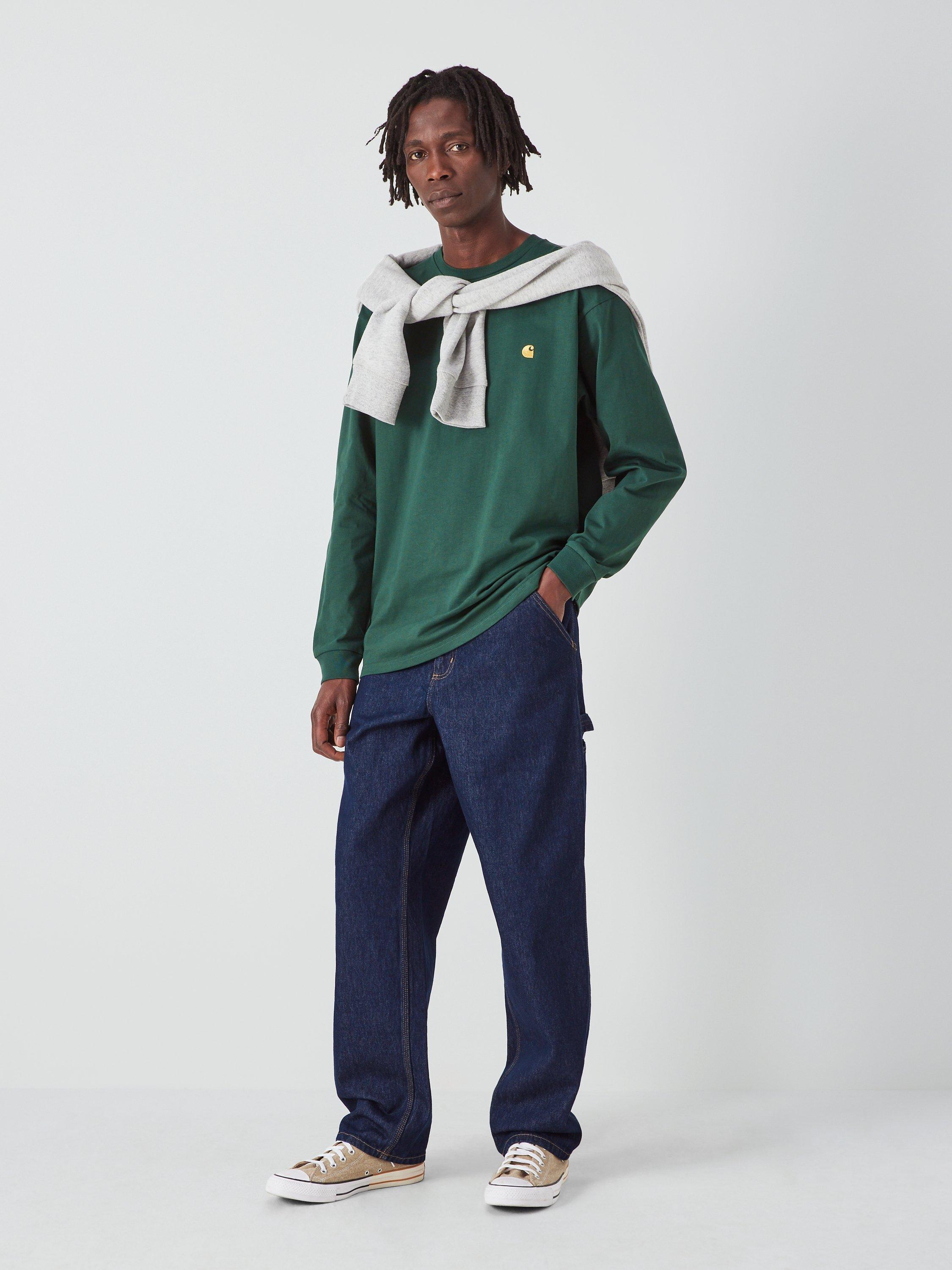 Product image 3 of 6, which shows Carhartt WIP Single Knee Jeans, Blue, 32R