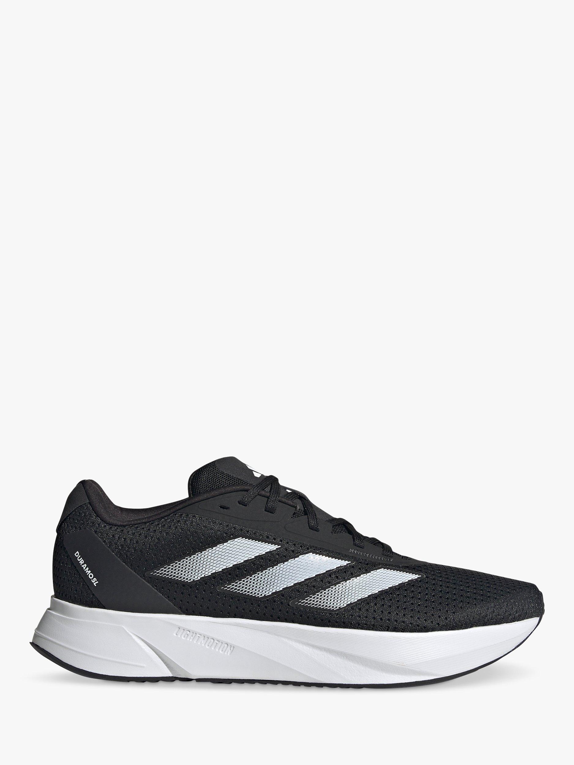 adidas Duramo SL Trainers, Black/White/Carbon, 9