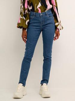 KAFFE Vicky Slim Fit Jeans, Blue - view 2, Blue