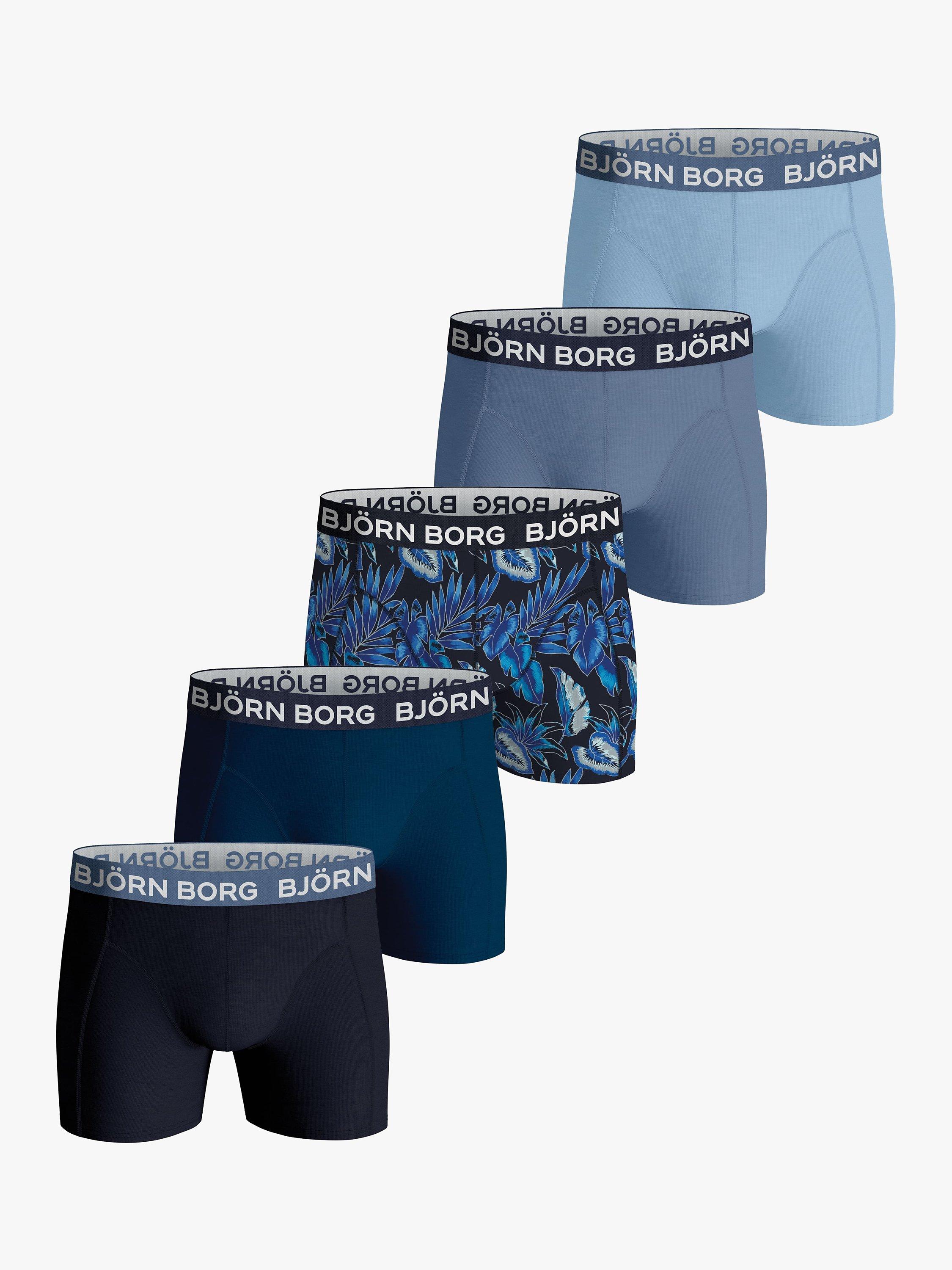 Björn Borg Cotton Stretch Boxer Briefs, Pack of 5, Multipack 5