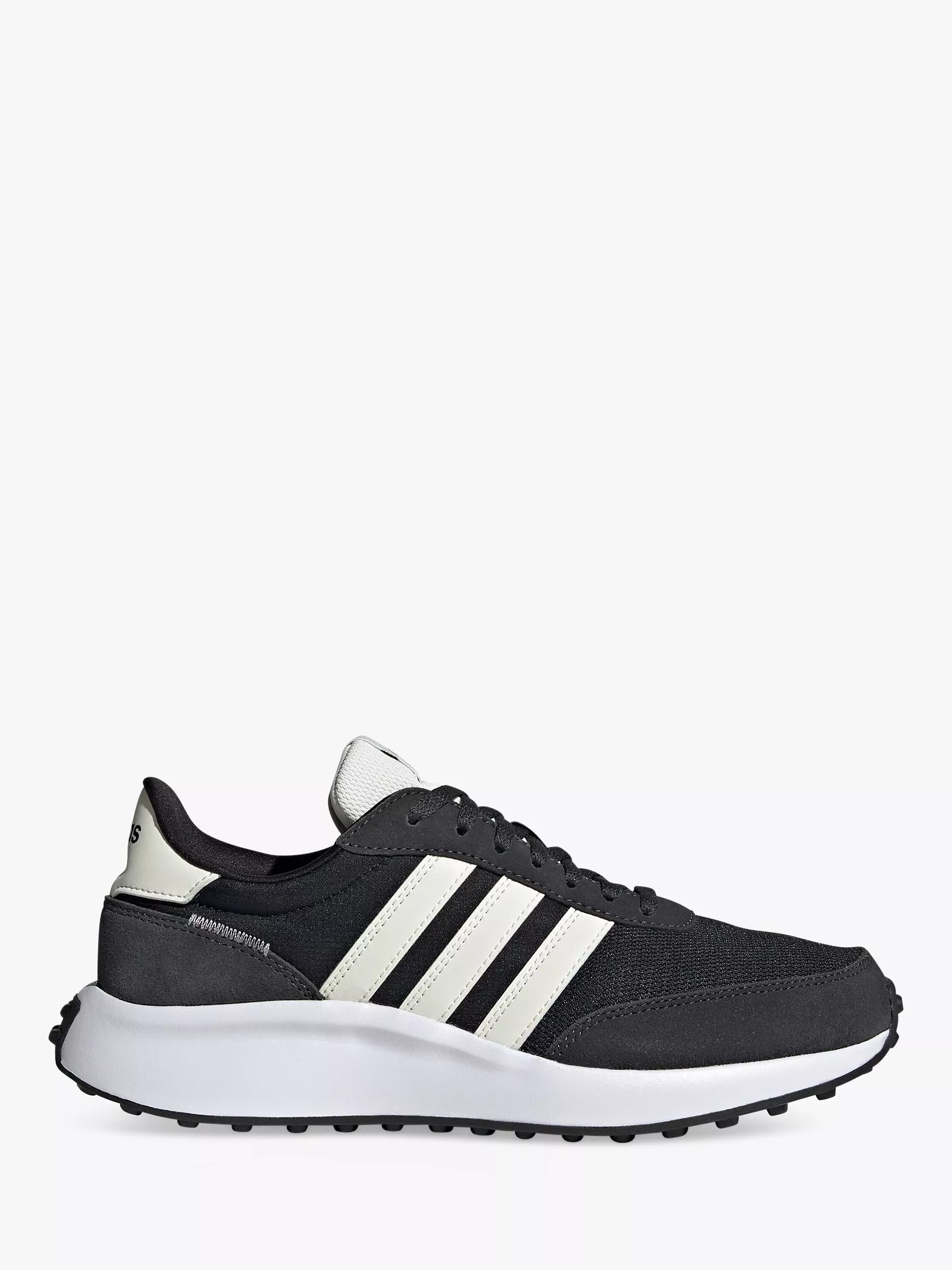 Black and white adidas runners best sale