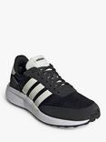 adidas Run 70s Trainers, Black/white