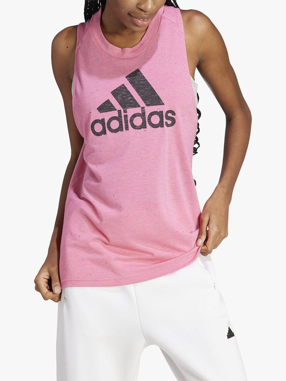 adidas Winners Women's 3.0 Vest, Pink Fusion Mel, Pink Fusion Mel