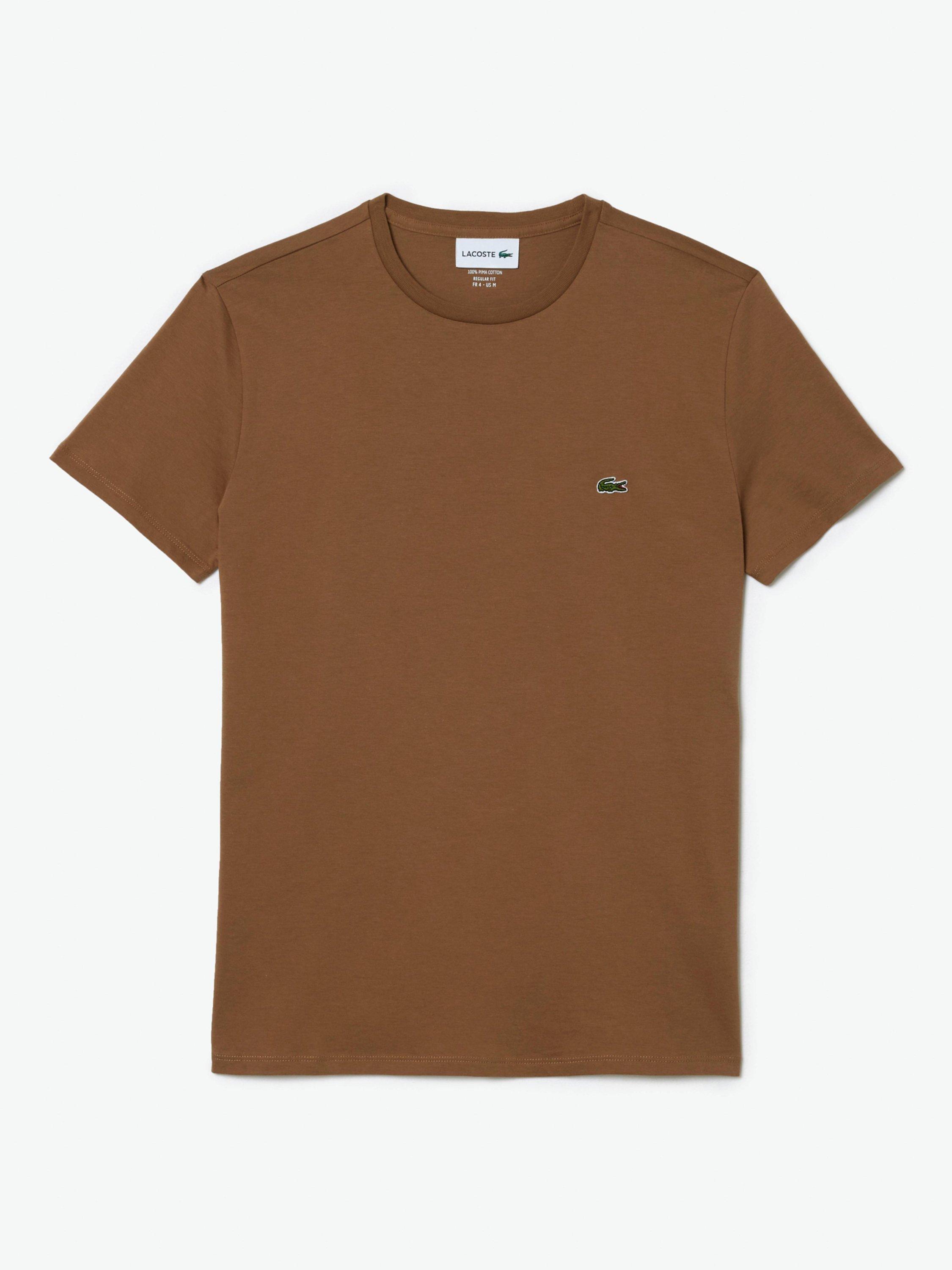 Lacoste Logo Embroidered Organic Cotton Blend T-Shirt, Six Coo