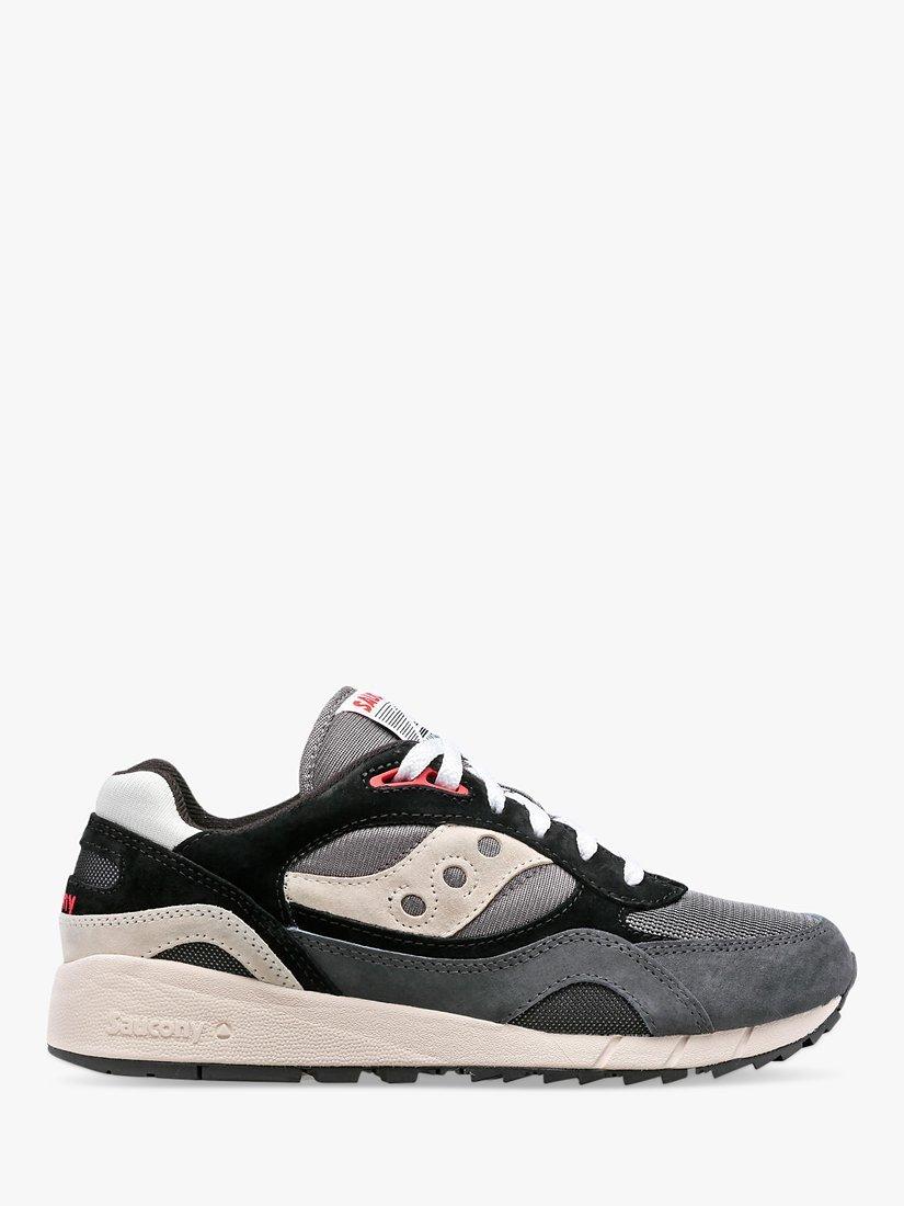 Saucony Shadow 6000 Lace Up Trainers, Grey/Black