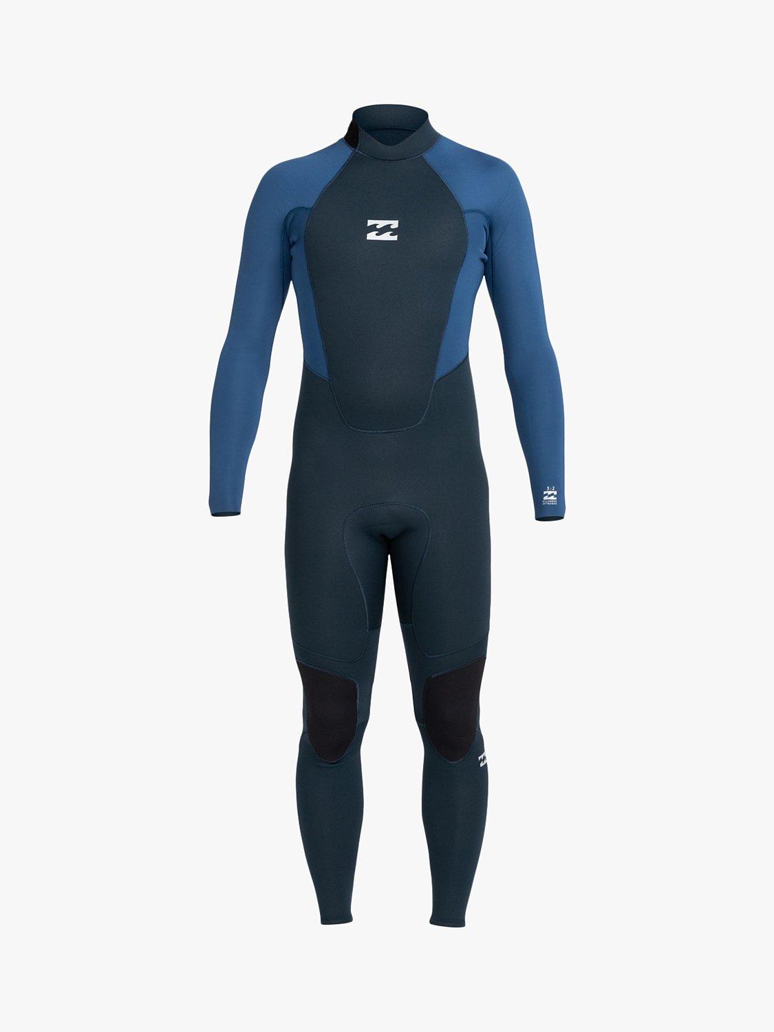 Billabong 4/3mm Intruder Back Zip Long Sleeve Wetsuit, Navy