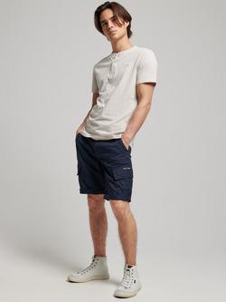 Superdry Organic Cotton Core Cargo Shorts - view 2, Eclipse Navy